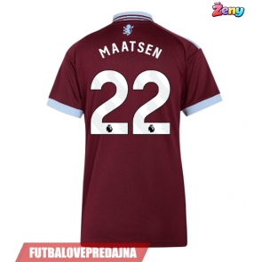 Lacne Ženy Futbalové dres Aston Villa Ian Maatsen #22 2026-27 Krátky Rukáv - Domáci